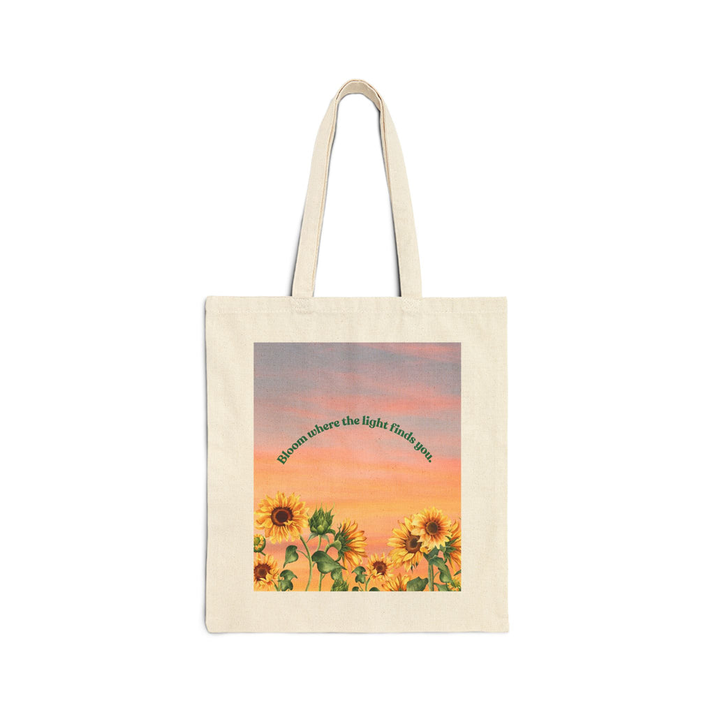 Sunflower Cotton Tote Bag