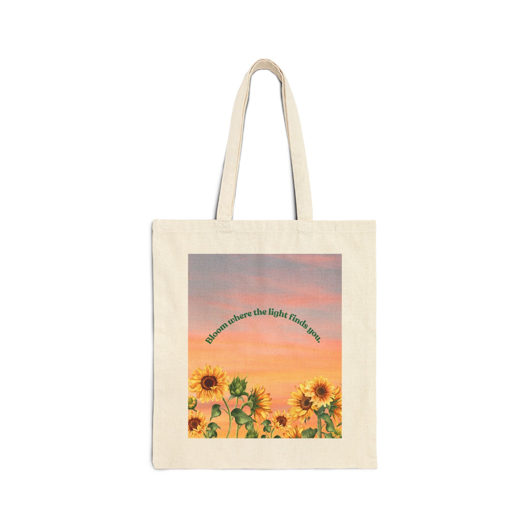 Sunflower Cotton Tote Bag