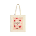 Strawberry Wild Cotton Tote Bag