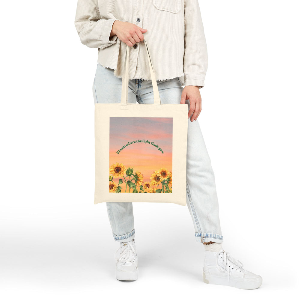 Sunflower Cotton Tote Bag